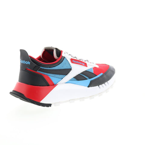 Reebok Classic Leather Legacy Mens Red Mesh Lifestyle Sneakers Shoes