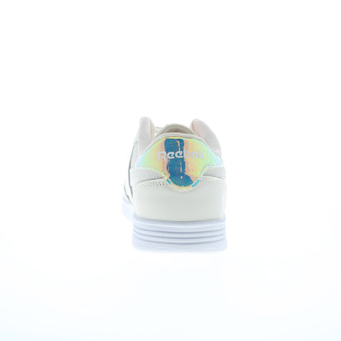 Reebok Club Memt Womens Beige Leather Lace Up Lifestyle Sneakers Shoes