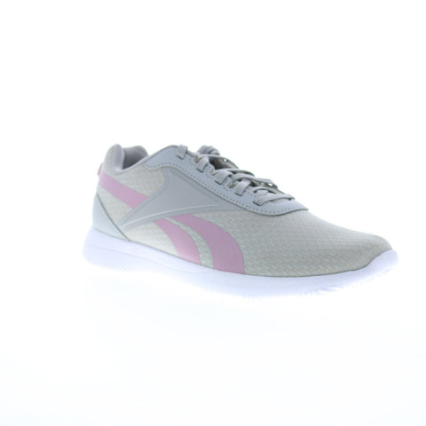 Reebok Stridium 2.0 Womens Gray Canvas Lace Up Lifestyle Sneakers Shoes