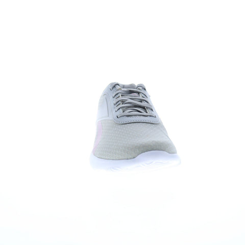 Reebok Stridium 2.0 Womens Gray Canvas Lace Up Lifestyle Sneakers Shoes