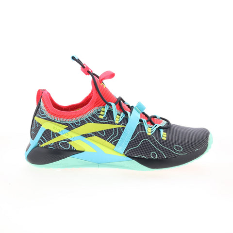 Reebok Nano X1 Froning Mens Black Canvas Athletic Cross Training Shoes