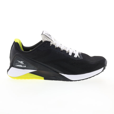 Reebok Nano X1 GZ8949 Mens Black Canvas Athletic Cross Training Shoes
