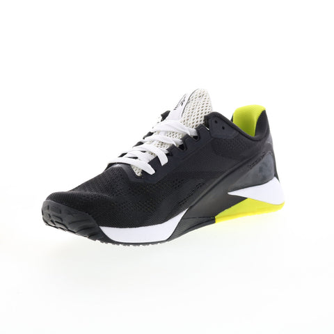 Reebok Nano X1 GZ8949 Mens Black Canvas Athletic Cross Training Shoes