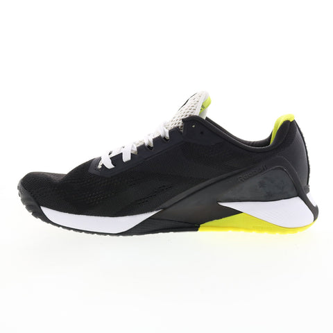 Reebok Nano X1 GZ8949 Mens Black Canvas Athletic Cross Training Shoes