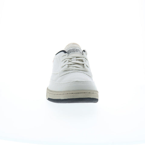 Reebok Club C 85 Street Fighter Mens White Canvas Lifestyle Sneakers Shoes