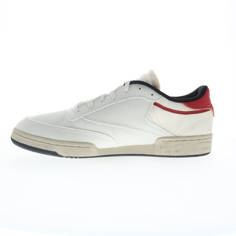 Reebok Club C 85 Street Fighter Mens White Canvas Lifestyle Sneakers Shoes