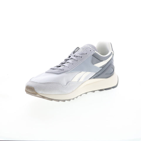 Reebok Classic Leather Legacy AZ Mens Gray Suede Lifestyle Sneakers Shoes
