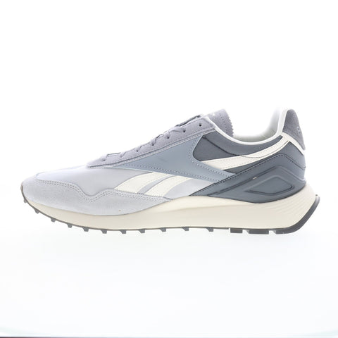 Reebok Classic Leather Legacy AZ Mens Gray Suede Lifestyle Sneakers Shoes