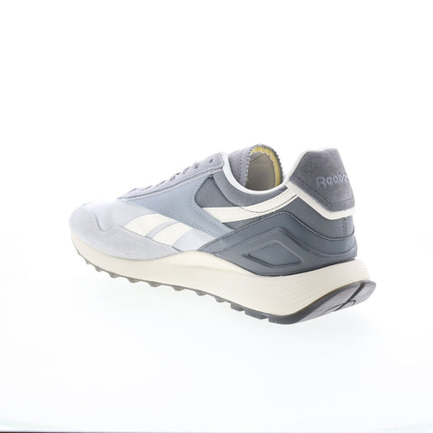 Reebok Classic Leather Legacy AZ Mens Gray Suede Lifestyle Sneakers Shoes