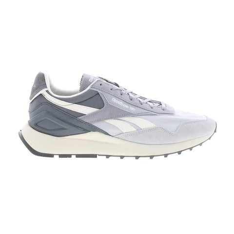 Reebok Classic Leather Legacy AZ Mens Gray Suede Lifestyle Sneakers Shoes