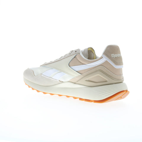 Reebok Classic Leather Legacy AZ Mens Beige Leather Lifestyle Sneakers Shoes