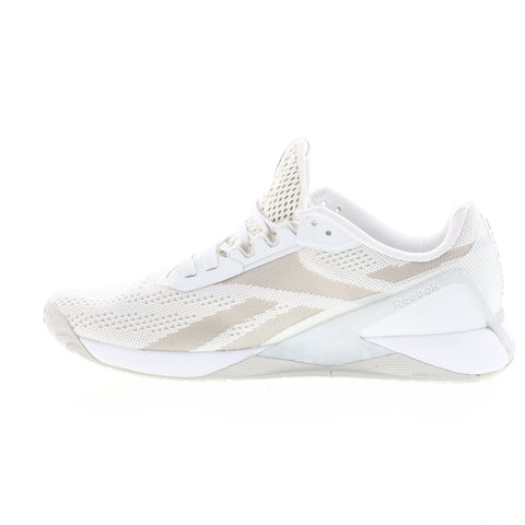Reebok Nano X1 H02837 Womens Beige Canvas Athletic Cross Training Shoes