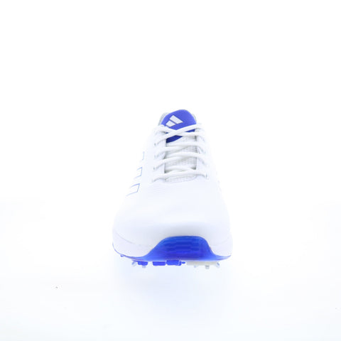 Adidas ZG23 H03673 Mens White Wide Mesh Lace Up Athletic Golf Shoes