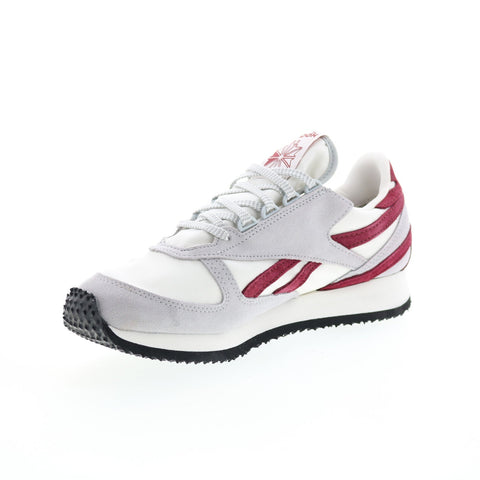 Reebok Victory G Mens Beige Nylon Lace Up Lifestyle Sneakers Shoes