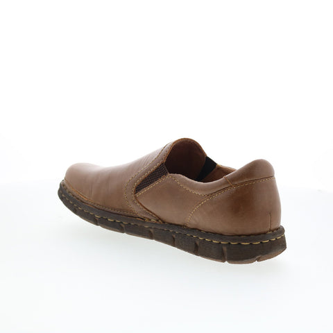 Born Sawyer H16216 Mens Brown Leather Loafers & Slip Ons Casual Shoes