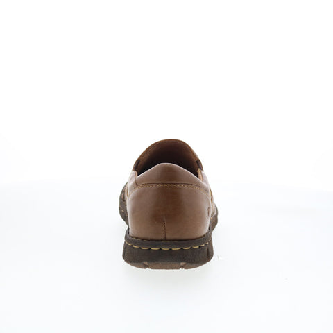 Born Sawyer H16216 Mens Brown Leather Loafers & Slip Ons Casual Shoes
