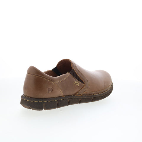 Born Sawyer H16216 Mens Brown Leather Loafers & Slip Ons Casual Shoes