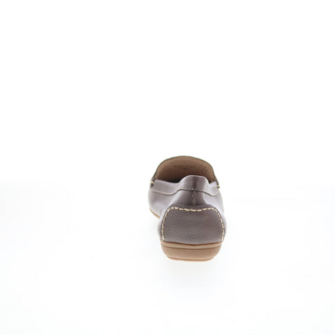 Hush Puppies Renita Penny H509347 Womens Brown Leather Loafer Flats Shoes