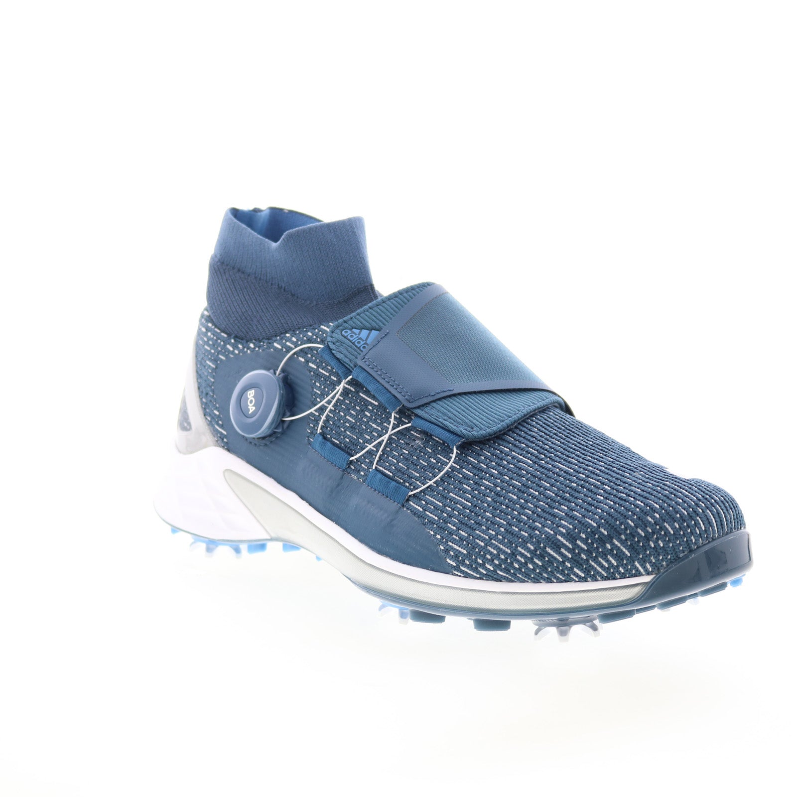Adidas ZG21 Motion BOA H68593 Mens Blue Mesh Slip On Athletic Golf Sho