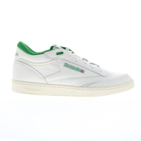 Reebok The Althete's Shoe Club C Mid II Vintage Mens White Sneakers Shoes