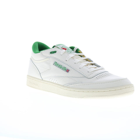 Reebok The Althete's Shoe Club C Mid II Vintage Mens White Sneakers Shoes