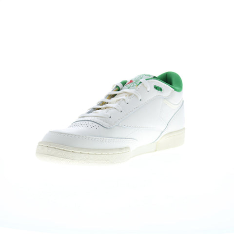 Reebok The Althete's Shoe Club C Mid II Vintage Mens White Sneakers Shoes