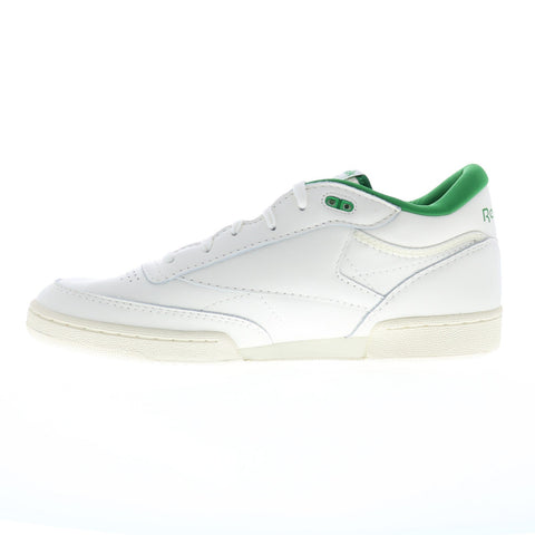 Reebok The Althete's Shoe Club C Mid II Vintage Mens White Sneakers Shoes