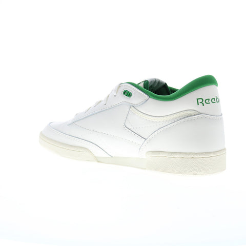 Reebok The Althete's Shoe Club C Mid II Vintage Mens White Sneakers Shoes