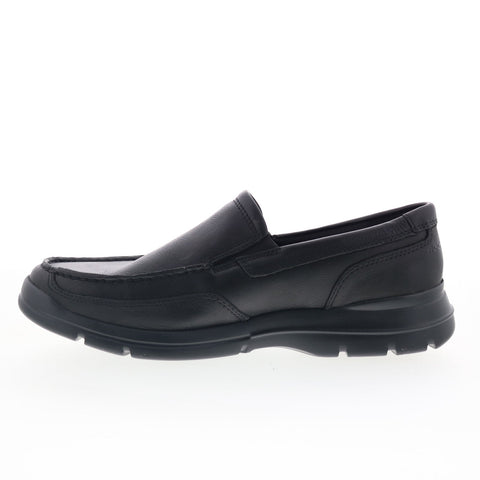 Rockport Junction Point Mens Black Wide Casual Loafers & Slip Ons Shoes