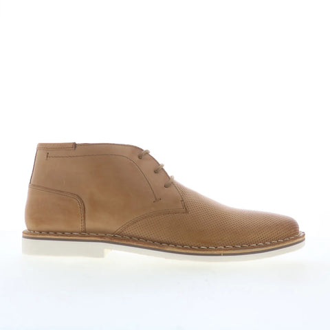Steve Madden Hachet Mens Brown Leather Lace Up Chukkas Boots