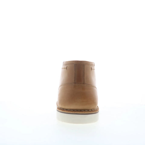 Steve Madden Hachet Mens Brown Leather Lace Up Chukkas Boots