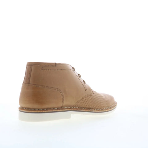 Steve Madden Hachet Mens Brown Leather Lace Up Chukkas Boots