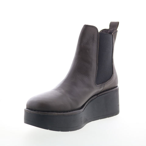 Fly London Hama HAMA238FLY-004 Womens Brown Leather Slip On Chelsea Boots