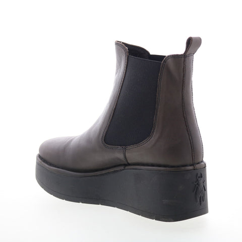 Fly London Hama HAMA238FLY-004 Womens Brown Leather Slip On Chelsea Boots