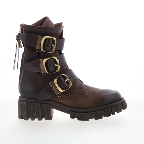 A.S. 98 Hamish Womens Brown Leather Zipper Casual Dress Boots