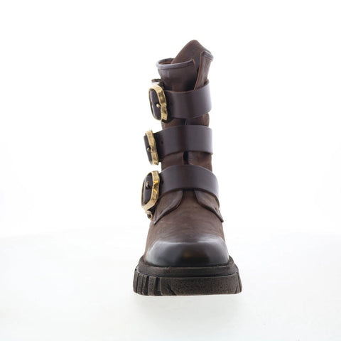 A.S. 98 Hamish Womens Brown Leather Zipper Casual Dress Boots