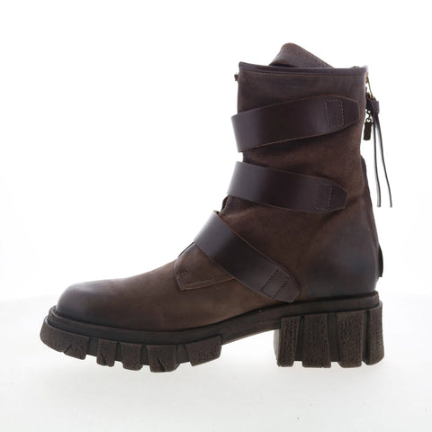 A.S. 98 Hamish Womens Brown Leather Zipper Casual Dress Boots