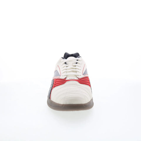 Reebok Hammer Valde Mens White Leather Lace Up Lifestyle Sneakers Shoes