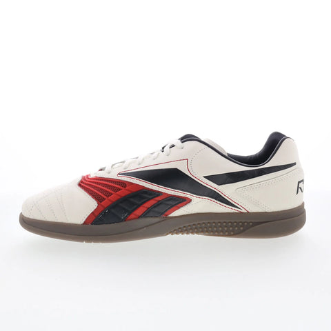 Reebok Hammer Valde Mens White Leather Lace Up Lifestyle Sneakers Shoes