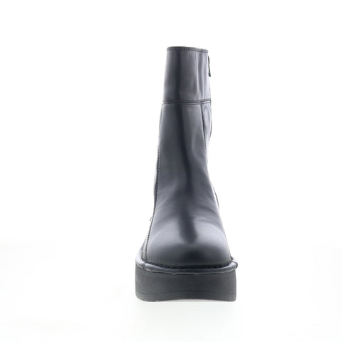 Fly London Hann HANN248FLY-000 Womens Black Leather Casual Dress Boots