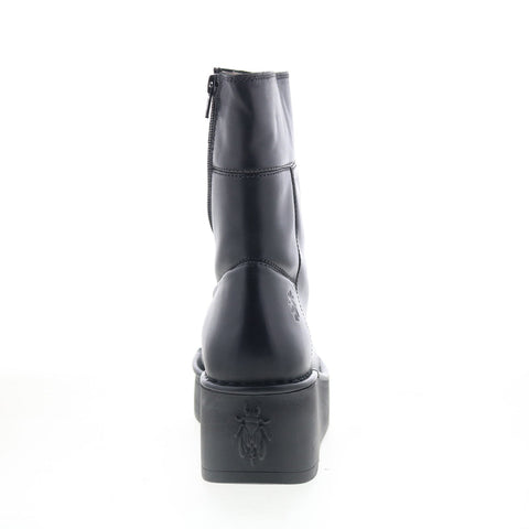 Fly London Hann HANN248FLY-000 Womens Black Leather Casual Dress Boots