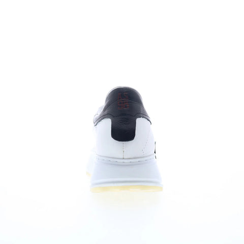 A.S. 98 Hannie Womens White Leather Lace Up Lifestyle Sneakers Shoes