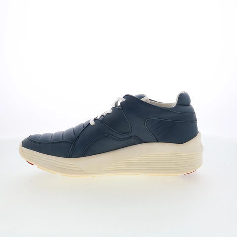 Pajar Harlem 47074 Mens Blue Leather Lace Up Lifestyle Sneakers Shoes
