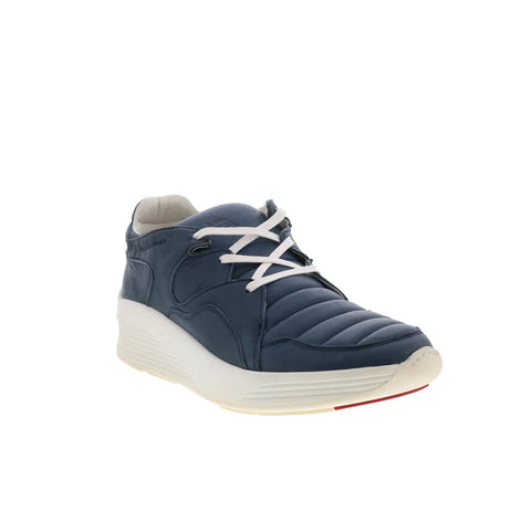 Pajar Harlem 47074 Mens Blue Leather Lace Up Lifestyle Sneakers Shoes