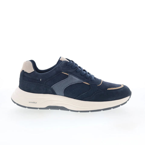 Rockport Harrison 2 RMHARRISON2 Mens Blue Leather Lifestyle Sneakers Shoes