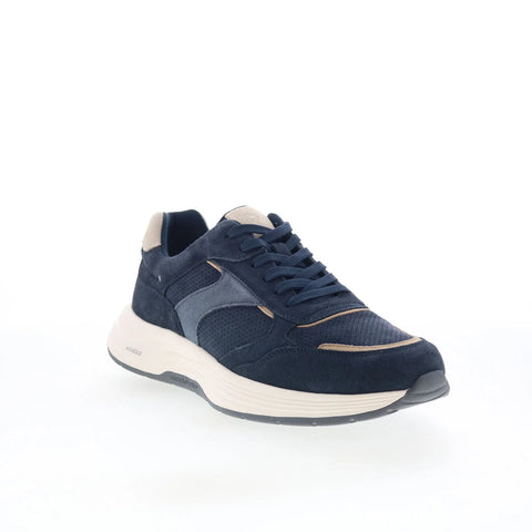 Rockport Harrison 2 RMHARRISON2 Mens Blue Leather Lifestyle Sneakers Shoes