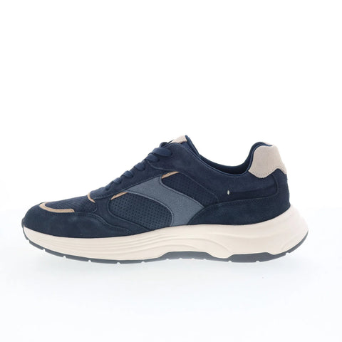 Rockport Harrison 2 RMHARRISON2 Mens Blue Leather Lifestyle Sneakers Shoes