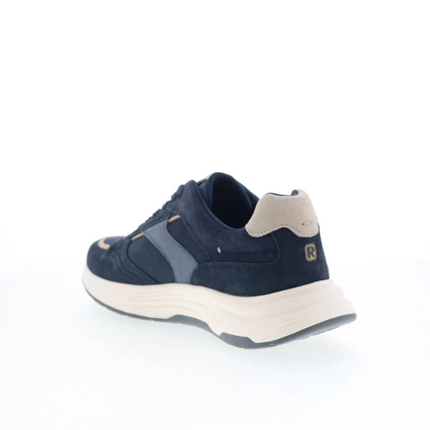 Rockport Harrison 2 RMHARRISON2 Mens Blue Leather Lifestyle Sneakers Shoes