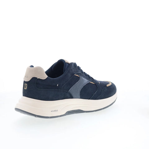 Rockport Harrison 2 RMHARRISON2 Mens Blue Leather Lifestyle Sneakers Shoes