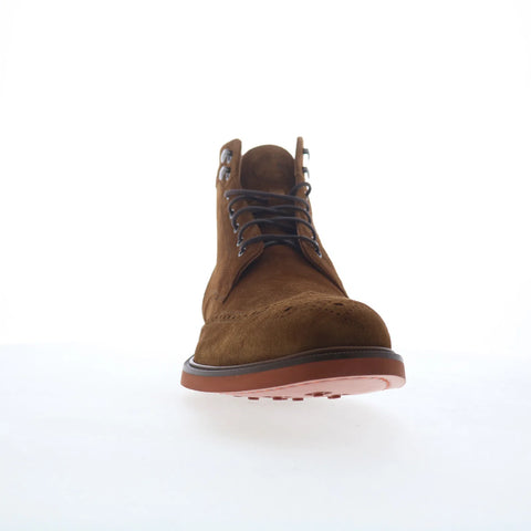 Johnston & Murphy Hartley Mens Brown Oxfords Wingtip & Brogue Shoes
